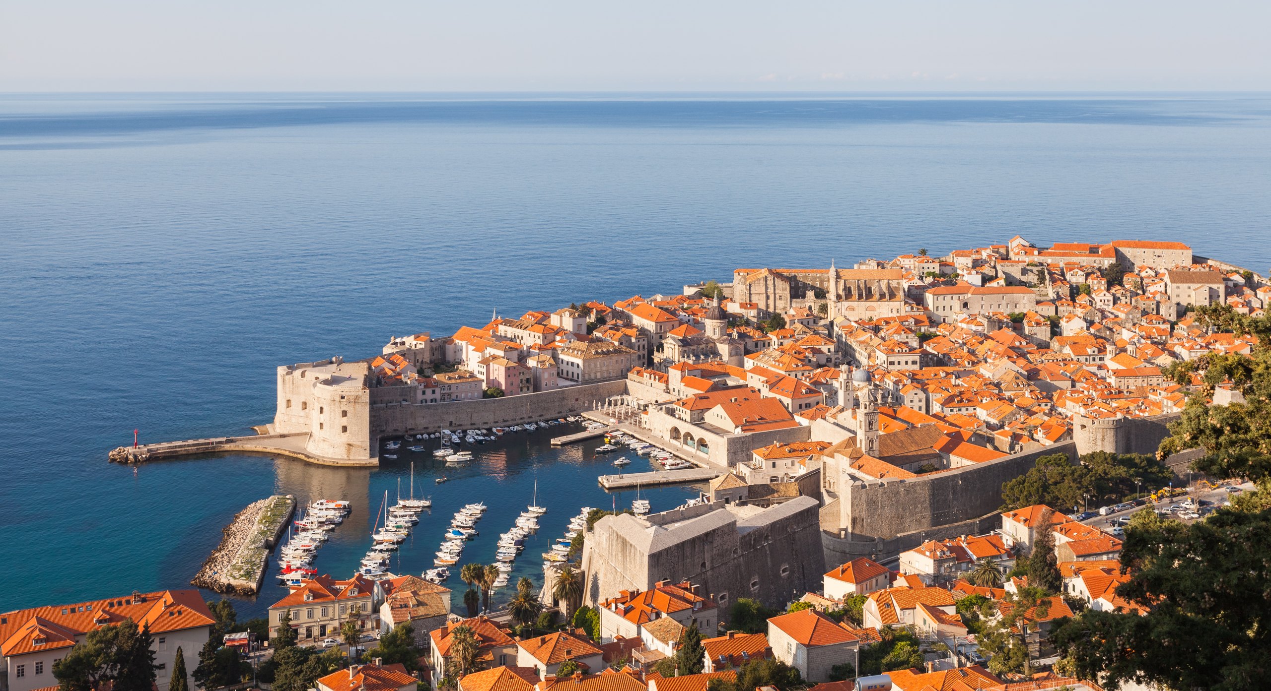 Altstadt von Dubrovnik an der kroatischen Adriaküste